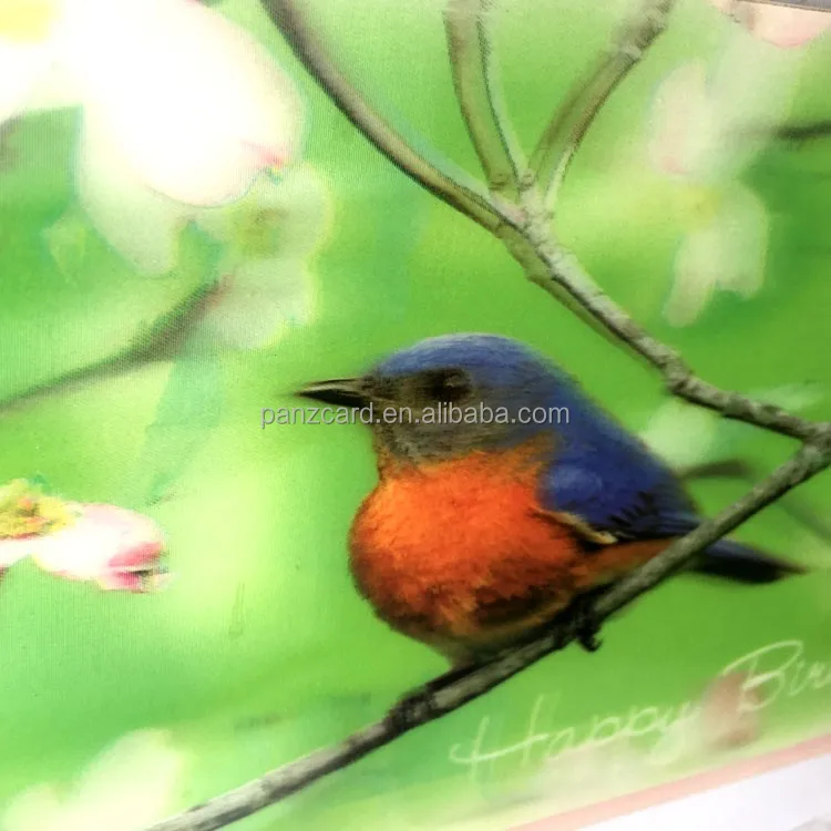 Customzied 3D lenticular poster printing flip 3d postcard lenticular animals 3D lenticular picture 3D flip pictures for table