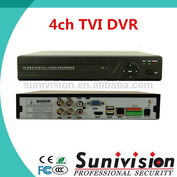 h264 сети dvrwith cms программное обеспечение 4ch tvi видеорегистратор