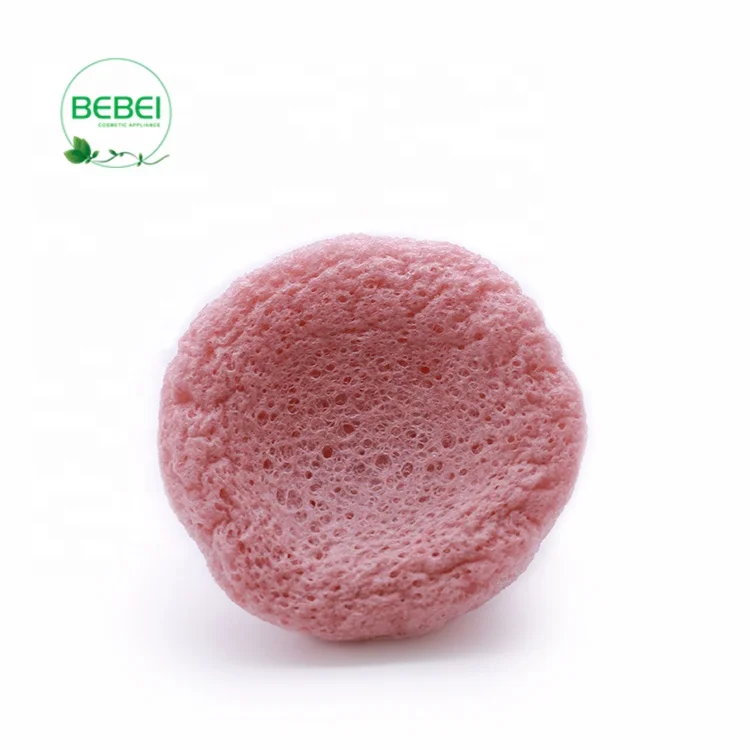 water activated konjac facial sponge with organic beauty sponge packaged