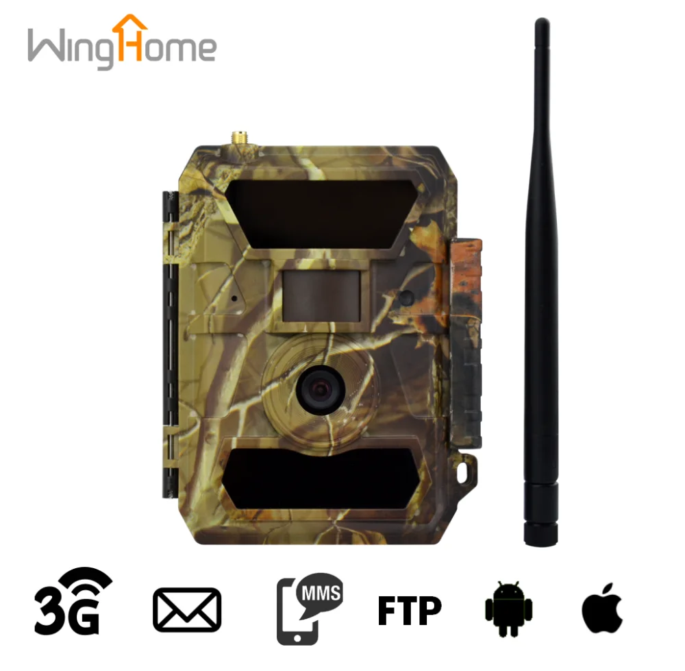 WingHome 350CG наружная Водонепроницаемая SMS MMS 3G Инфракрасная камера ночного видения для охоты 1080P