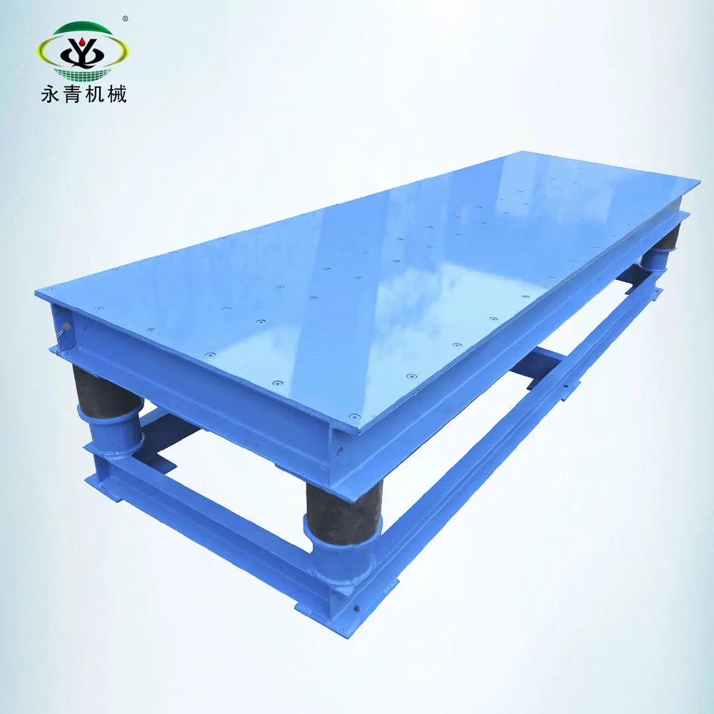 Special design shaker table vibration for mould making with durable structure