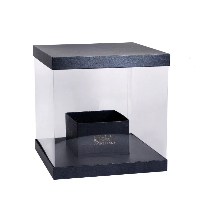 Gift Paper Rose Hat Packaging Luxury Flower Box