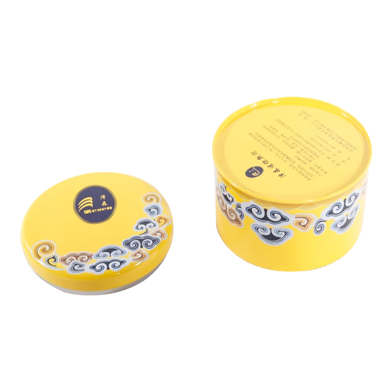 Custom size china supplier high quality airtight round tea tin cans