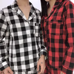 Wholesale Buffalo Plaid Adult Christmas Pajamas