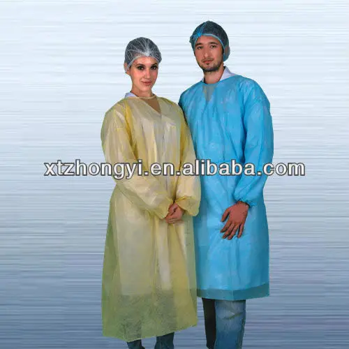 Disposable Isolation gown,patient gown from white list manufacturer