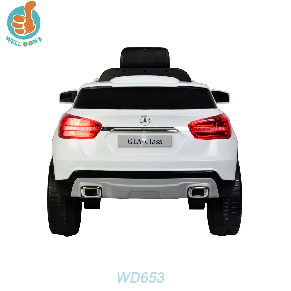 Licensed GLA wholesale ride on battery operated kids baby car, 2.4G R/C including WD653
