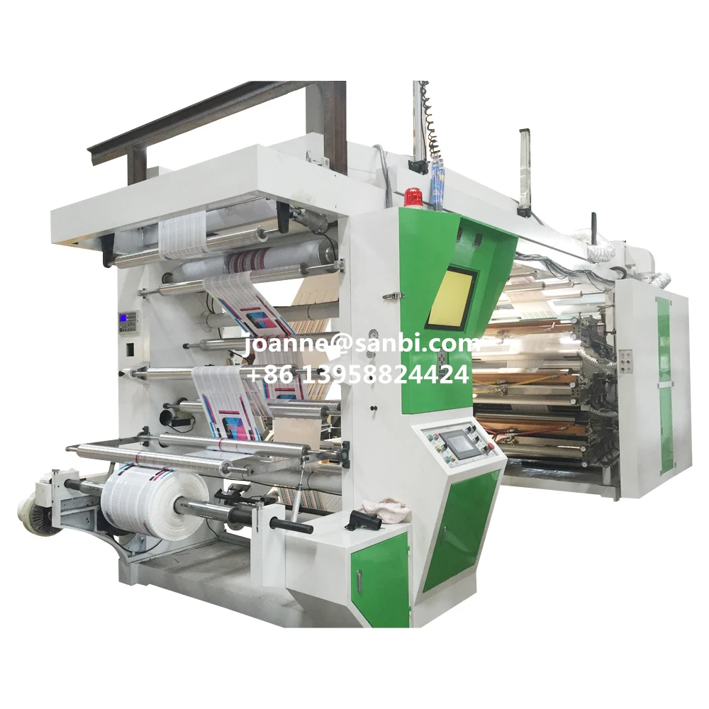 High speed CI flexo printing machine