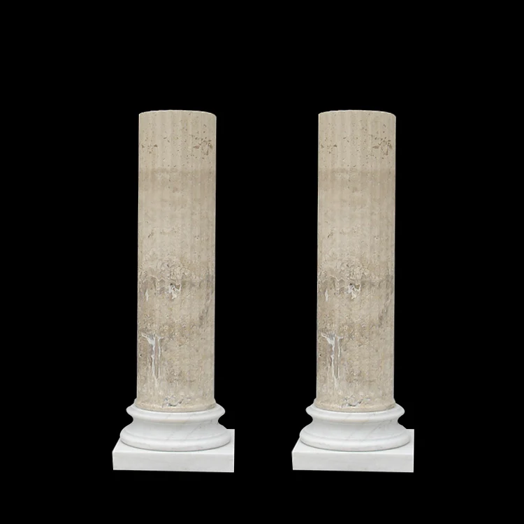 Marble carving granite stone gate pillar