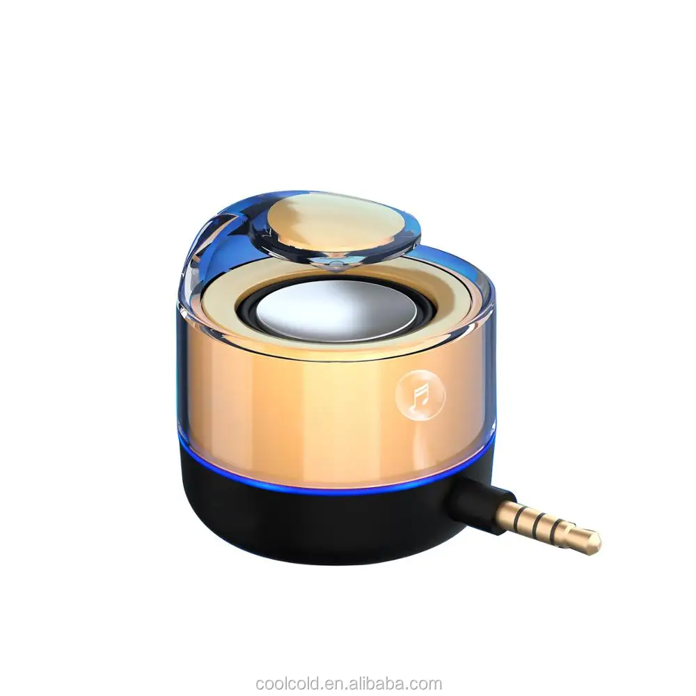 2017 new product 3.5 mm audio plug portable speaker for laptop computer mobile