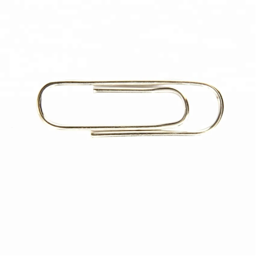 High quality nickel plated metal round paper clips