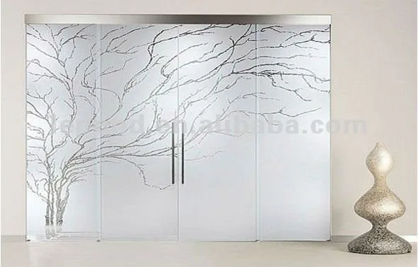 frosted glass wall