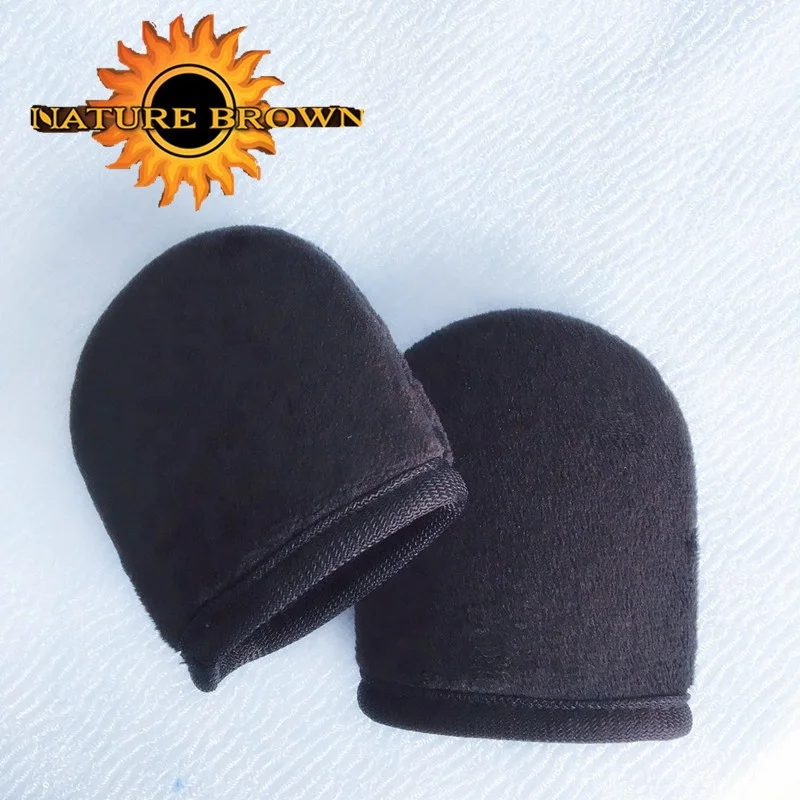 
Factory new fashion printing double sided tanning mitt 