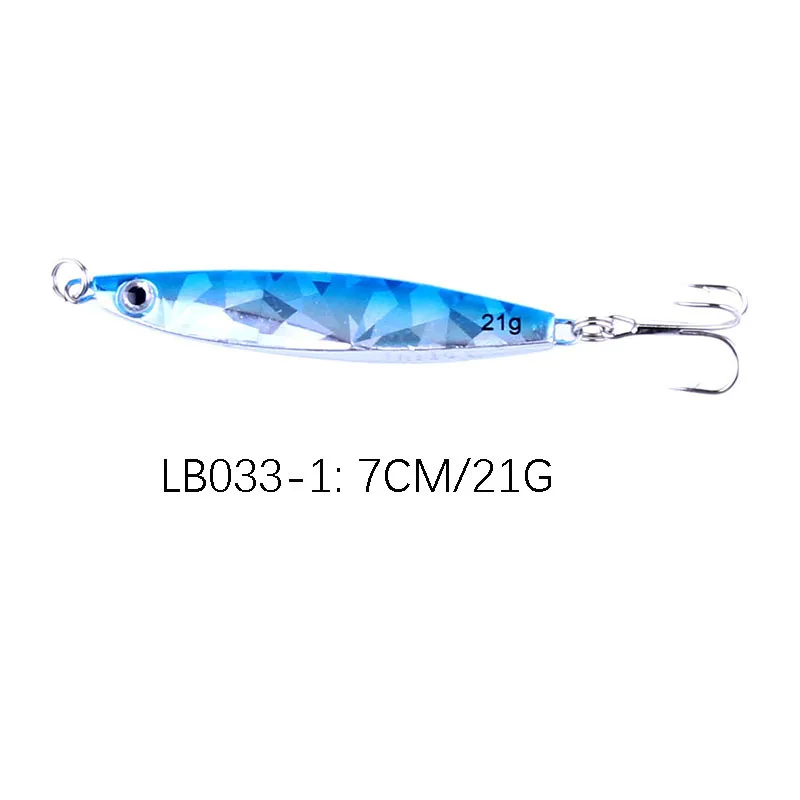 Gorgons 70mm 21g Metal knife Jigging lure Metal Jig For Saltwater Surf Fishing