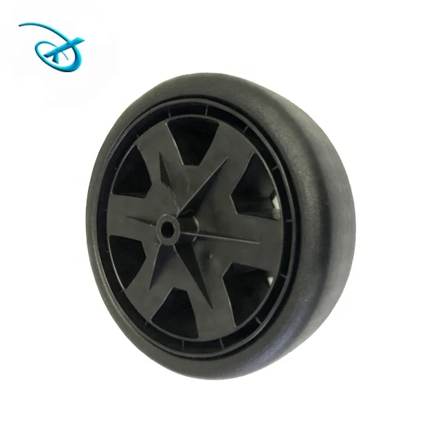 8 inch lawn mower plastic wheel for garden cart hand truck trolley
