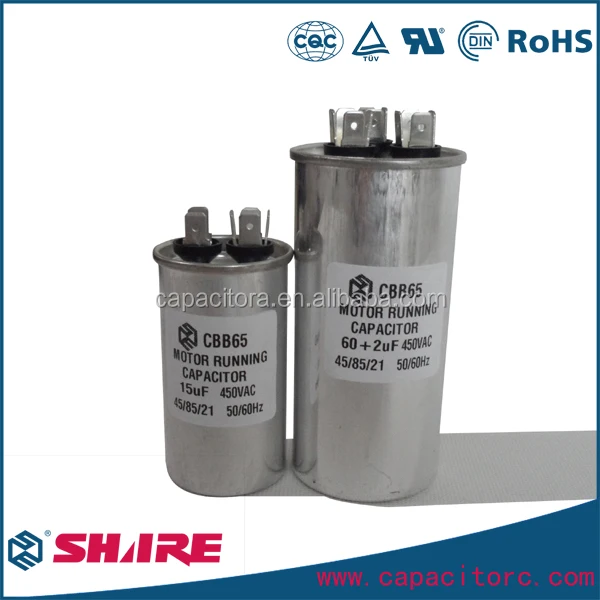 Овальные конденсатор CBB65 SH Запустить Двигатель ПЕРЕМЕННОГО ТОКА Воздуха Conditoner Конденсатор
