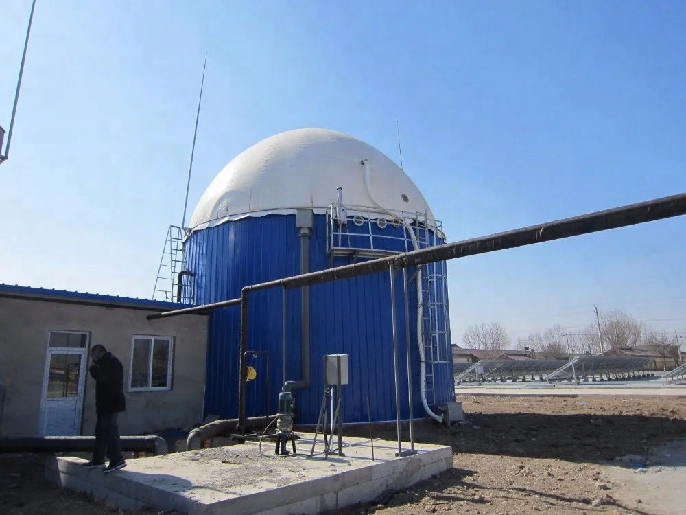 BSL enameled  steel bolted tank for biogas project