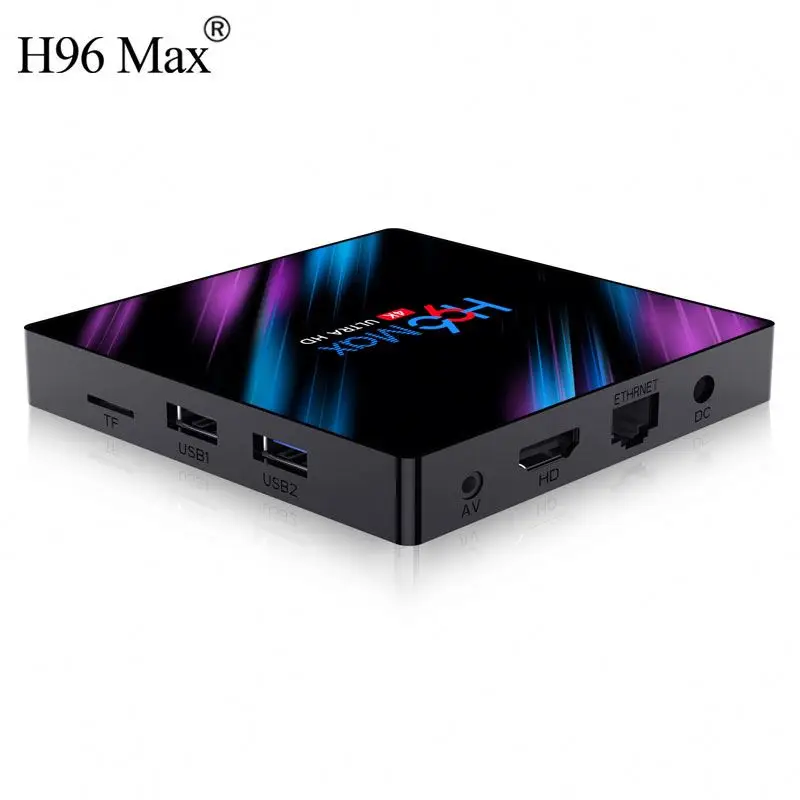ТВ-Приставка Smart TV H96 max Android 2019 четырехъядерный процессор RK3318 2 + 16 ГБ 9
