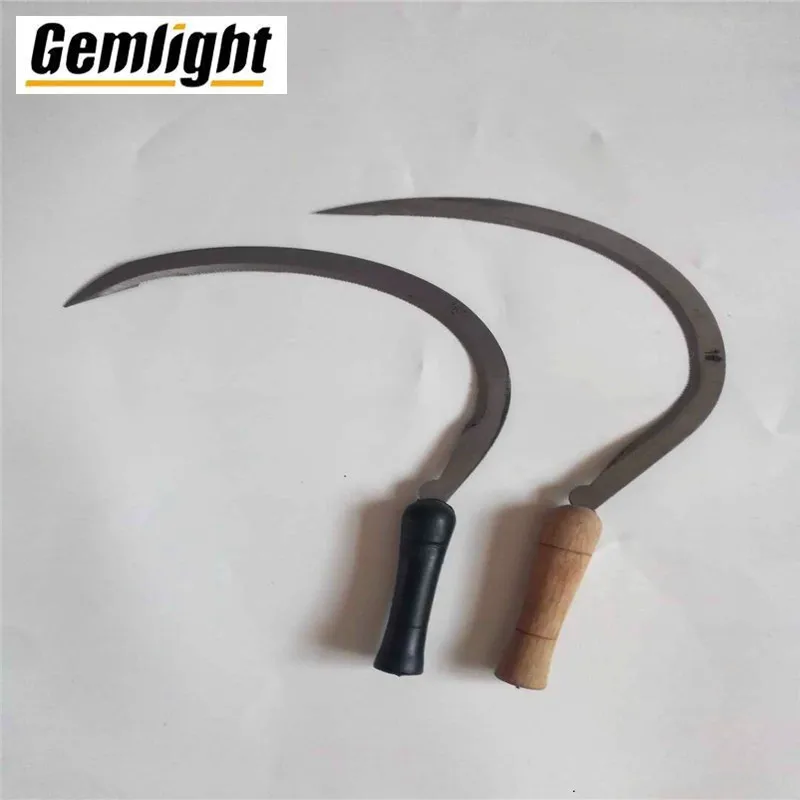 High Quality 14Inch Carbon Steel Hand Sickle Grass Farm Tool S202