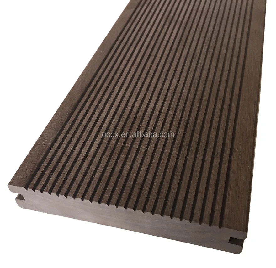 Narrow grooves Outdoor WPC floor wood plastic composite decking