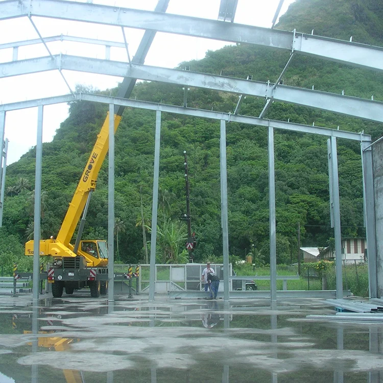 Gable Frame Light Metal Building Prefabricated Industrial Steel Structure Warehouse