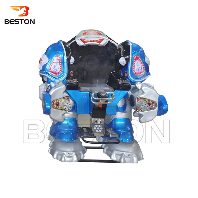 
amusement walking robot with music and laser fighting mode for adult and kiddie rides 