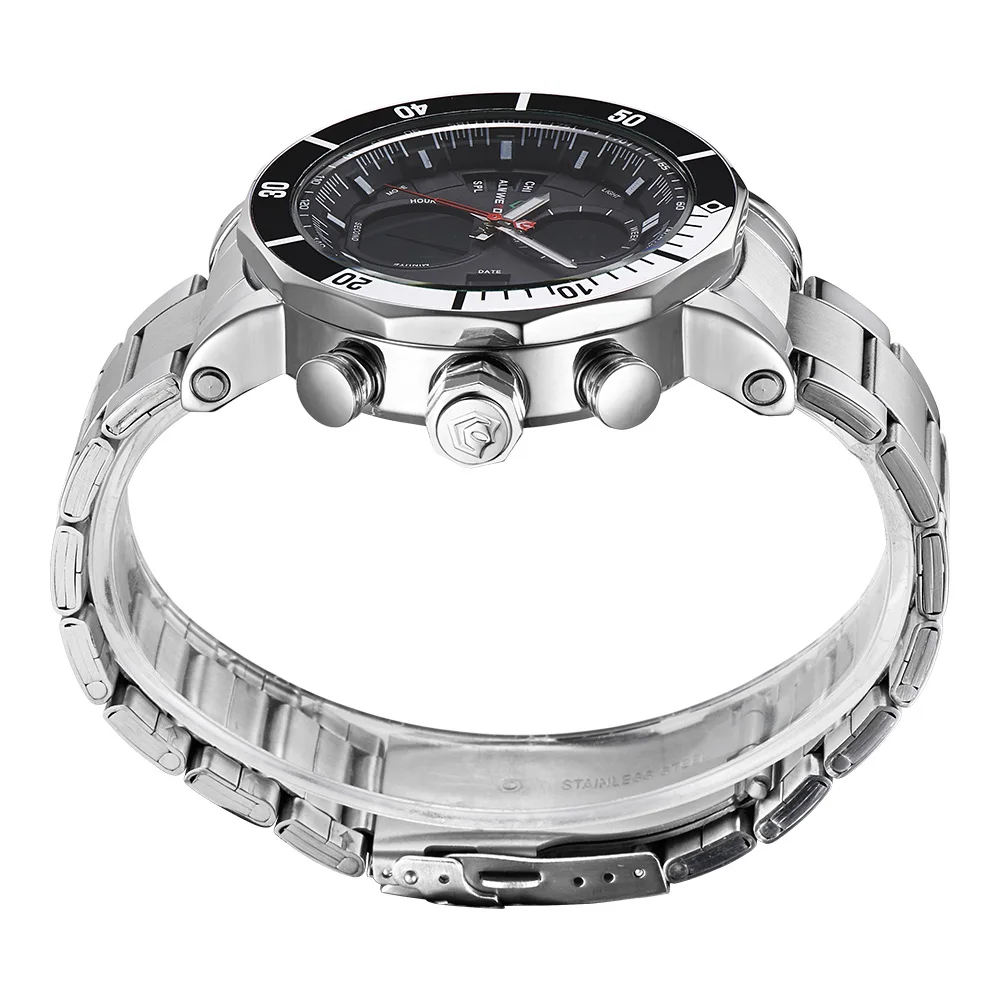 WEIDE WH5203 man watches top lcd back light fashion watch for men brand your own watches