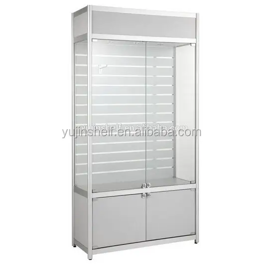 High quality store slatwall display rack shelves for cell phone accessory