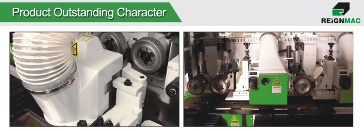 Automatic good quality 4 side planer moulder for making wood flooring