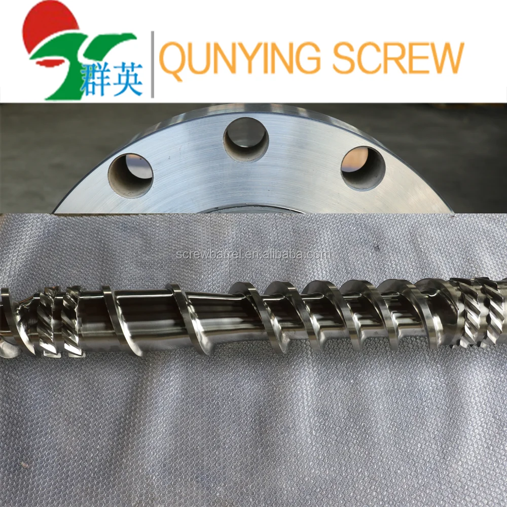 150mm alloy barrel screw Two stage plastic recycling machine/plastic recycling pelletizing screw extruder for PP PE PVC