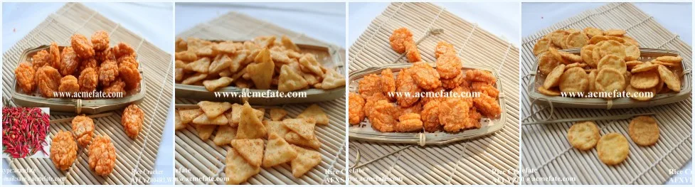 fried rice cracker mixed 