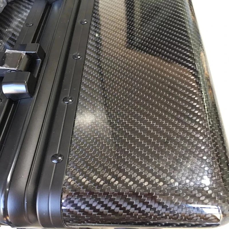 lightweight durable high quality real carbon fiber travel suitcase
