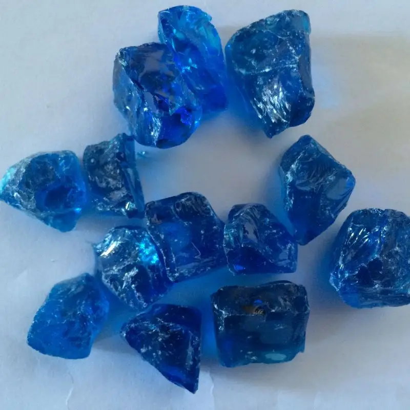 Здание цветные переработанный щебень зеркального