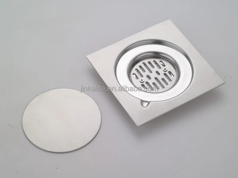 
stainless steel 3pcs floor drain, bathroom accessories, satin finished/ mirror polished clean out 