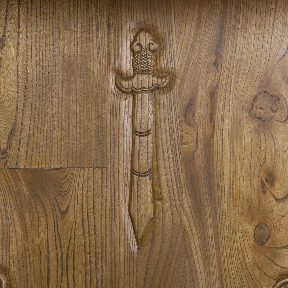 antique reproduction luxury carved wood chinese console table