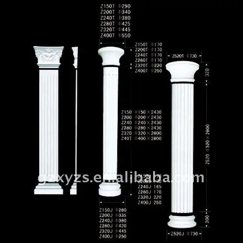 
 Декоративный пластырь, дизайн римского столба-Горячая Распродажа  