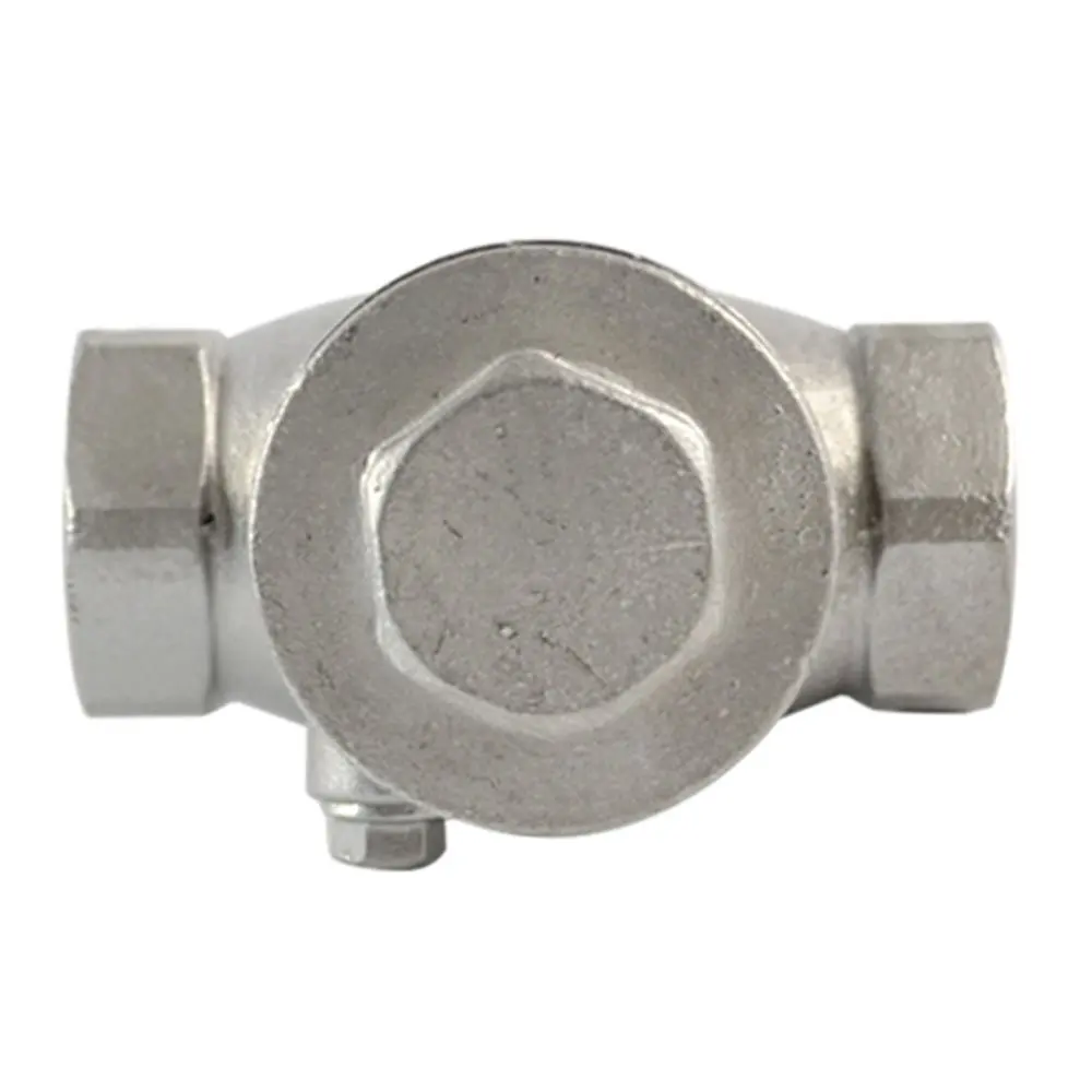 
Stainless Steel NPT Swing Check Valve One Way for Hydraulic Water Flow Control 