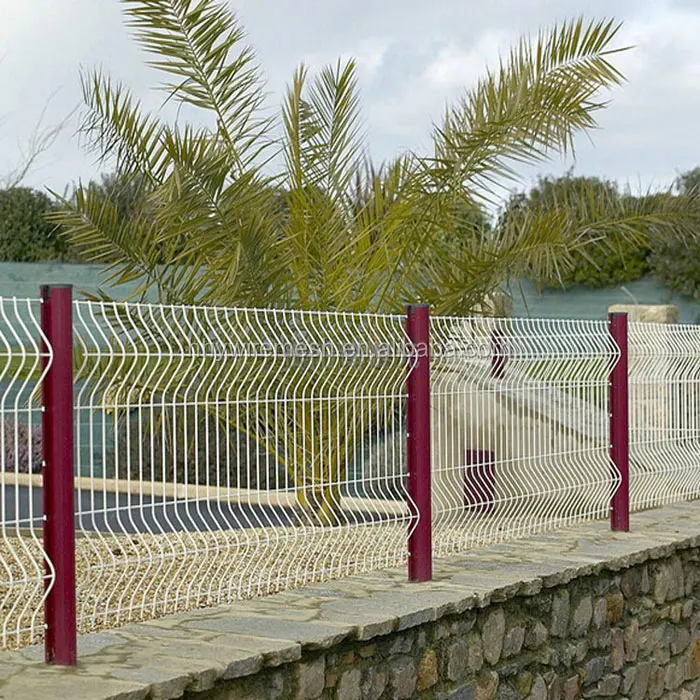 solar power station galvanized pvc coated wire fence protection welded fence garden wire fence