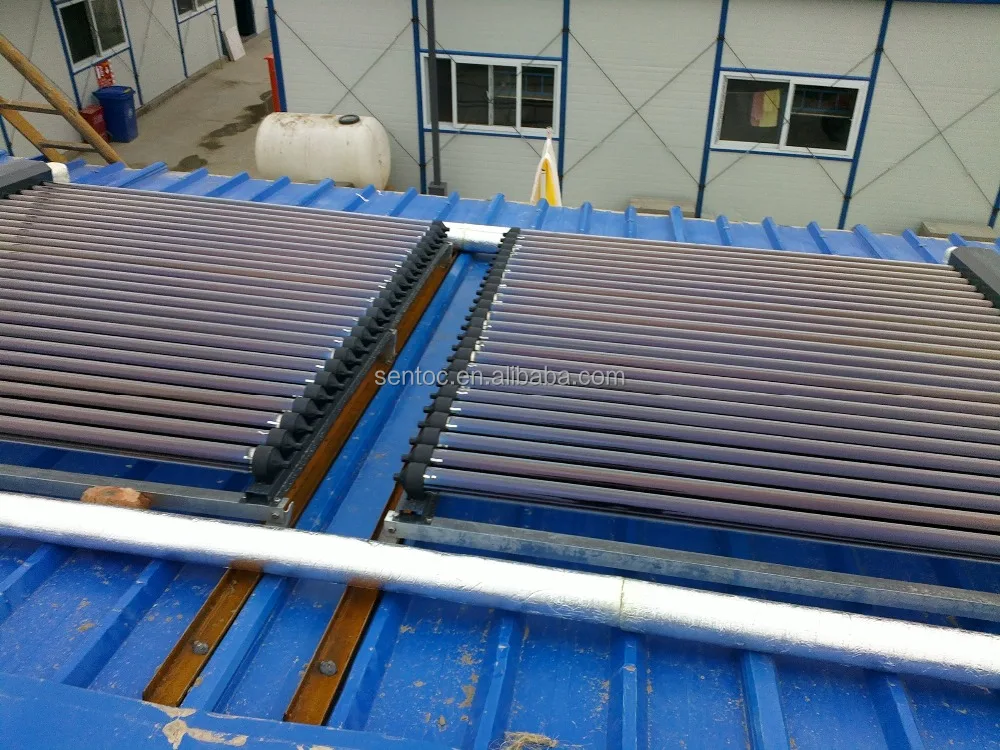 High Woring Efficiency Vacuum Tube Solar Collector (500L Manifold)