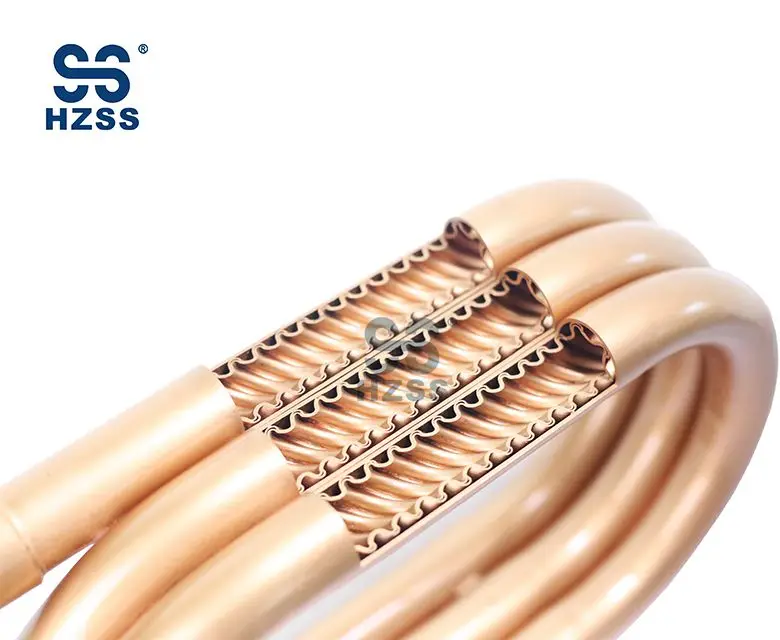 
 Двухстенные коаксиальные Катушки Теплообменник спирально гофрированные трубки  