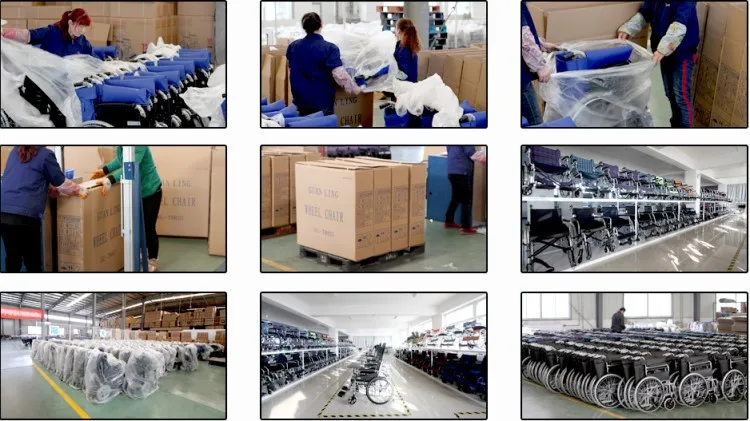 Rehabilitation Therapy Supplies Emountable Steel Toilet Commode Wheel Chair Best Price