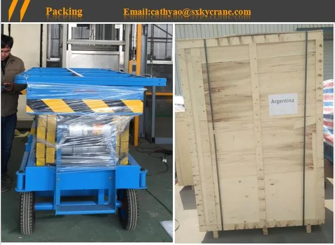 CE fixed hydraulic scissor lift platform price portable electric scissor lift table sale