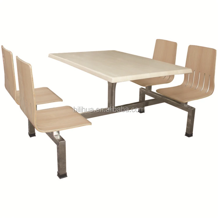 Cafeteria Table  Canteen restaurant furniture  Food Court Table werzalit table top