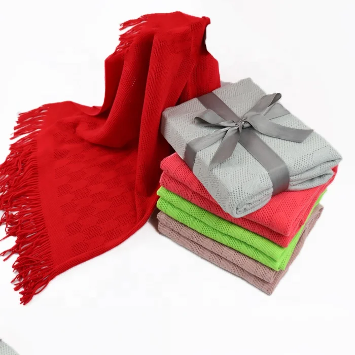 Китай, оверсайз, мягкое домашнее вязаное корейское кашемировое одеяло