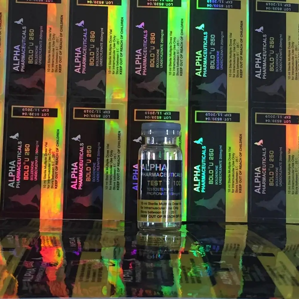 
Create your own brand security 10ml vial labels stickers for steriod 