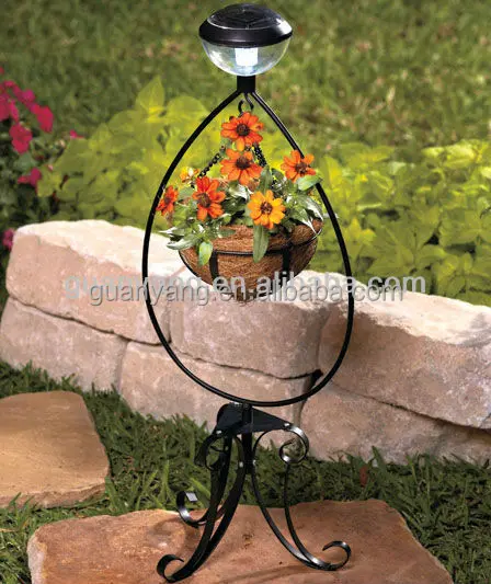Metal Plant Stand & European Wedding Decorative Flower Stand Centerpieces Antique Wrought Iron Cast Iron Brown Box Handmade