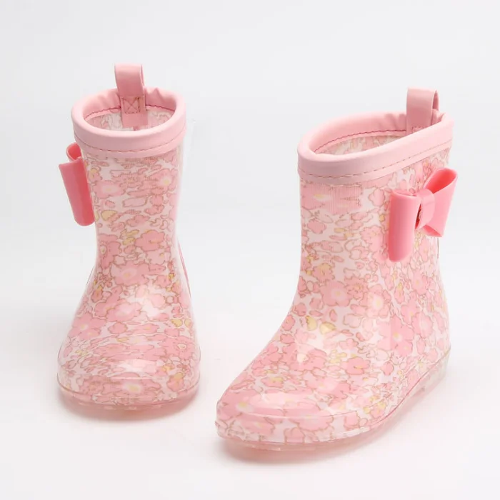 
YY10094S Fashion design waterproof rubber rain boots PVC jelly rain boots for kids 