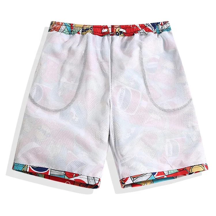Beach Wear For Men, White Swim Trunks, Designer Swim Shorts