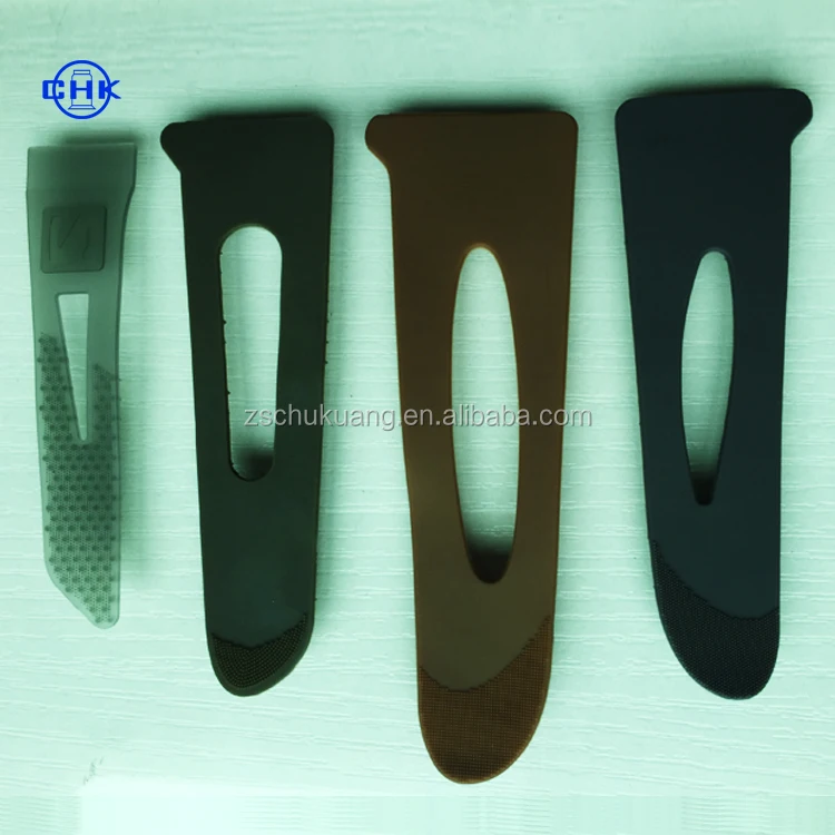 Customized plastic cuff tab injection molded hook