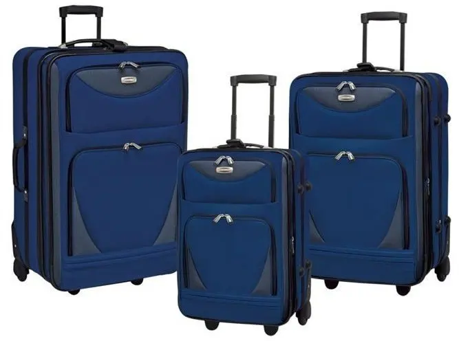 Stock cheap promotional travel trolley luggage,Trolley travel bags