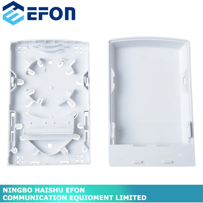 крытый 2 ядра оптической распределительной коробке, PC ABS настенный ftth коробки распределительные